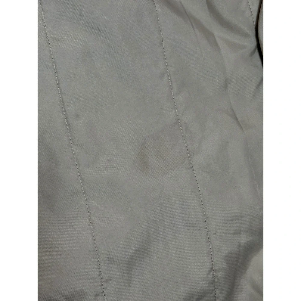 Vintage Disneyland London Fog Cast Member Trench Coat Tan Khaki Womens 14 Reg - Picture 8 of 8